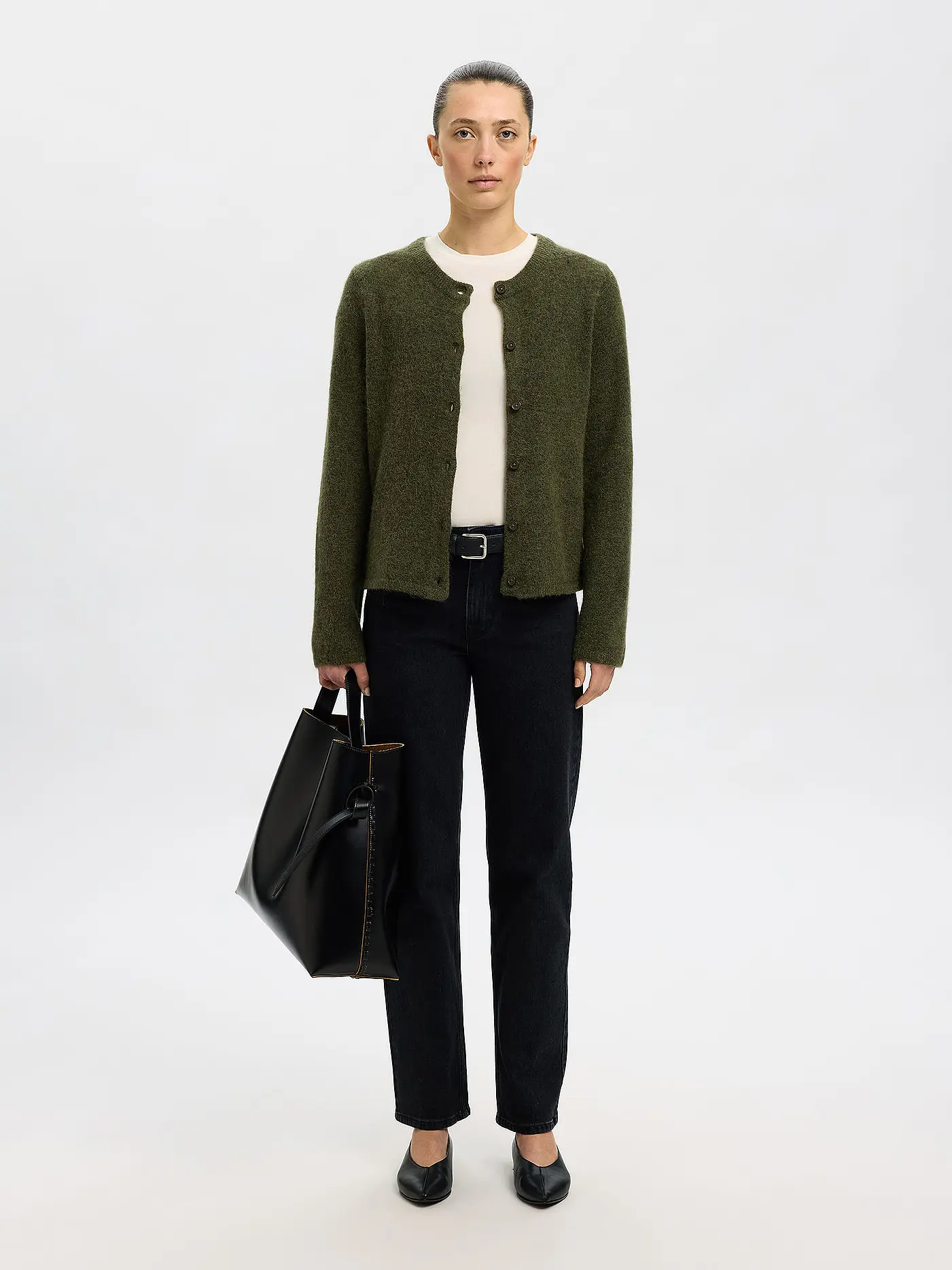 SELECTED FEMME | Strickjacke SLFLULU | olive